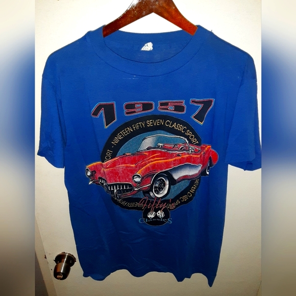 Vintage 1957 Corvette t shirt - Picture 1 of 2